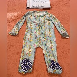 Little Bum Bums aka Ruffle Butts Seahorse Footie Pajamas